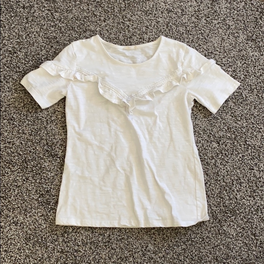 Worn once ,cute white T